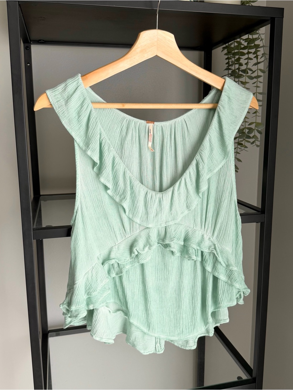 Free People If Only Ruffle Tank